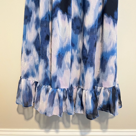 NWT Banana Republic Deep Water Empire Waist Maxi Dress Sz Medium - Picture 6 of 13